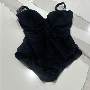 Elegant Black Women's Bodysuit